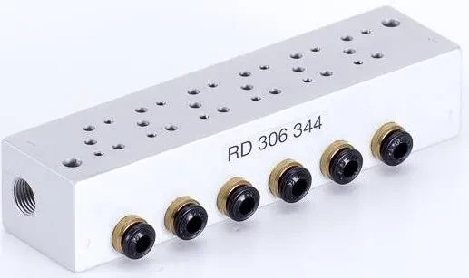 Placa de baza - distribuitoare 2/2 si 3/2 tip R 3XX 344 / R 3XX 464