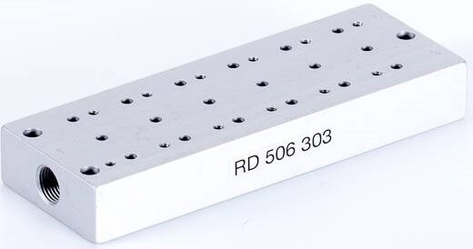 Placa de baza - distribuitoare 5/2 si 5/3, tip RD-5XX-303 / RD-5XX-403
