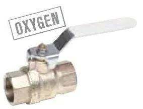 Robinet cu bila pentru oxigen, maneta, filete interioare