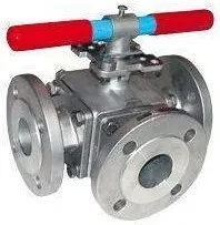 Robinet 3/2, flansa, INOX