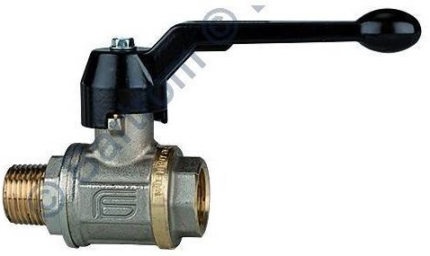 Robinet cu bila pentru conditii grele tip LKH, control manual si filet interior-exterior, PN 80
