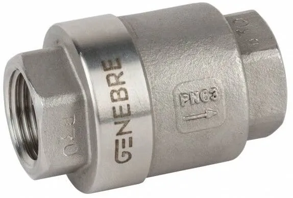 Supapa de sens cu disc si filete interioare, din inox, PN 63