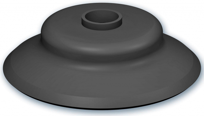 Ventuza rotunda extra-plata 1 burduf NBR seria VPG