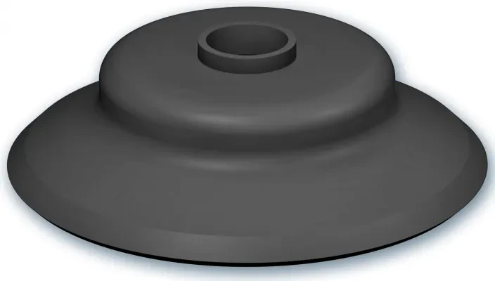 Ventuza rotunda extra-plata 1 burduf NBR seria VPG