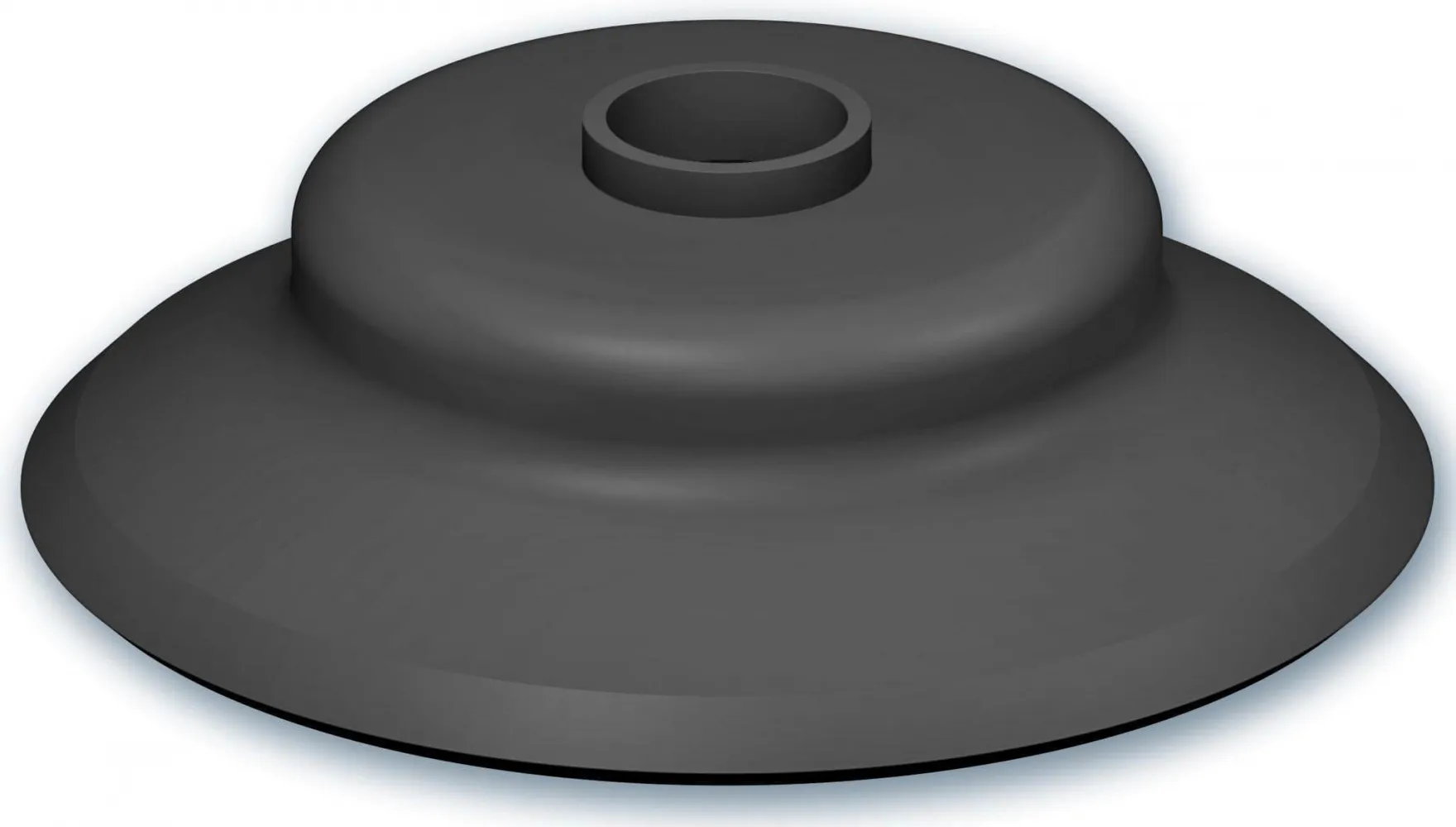 Ventuza rotunda extra-plata 1 burduf NBR seria VPG