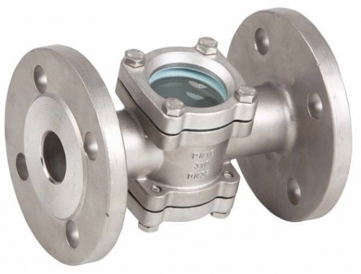 Vizor sticla dublu, din inox, flanse PN 16, 1&QUOT;