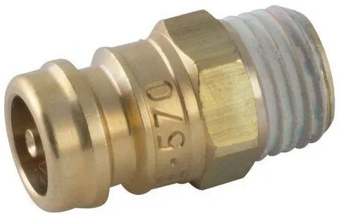 Adaptor cu supapa DN9 cu filet exterior cilindric