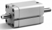 Cilindru compact UNITOP dubla actiune magnetic cu tija bilaterala, tija filet interior