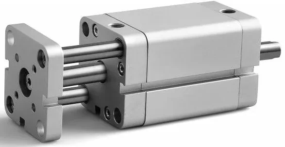 Cilindru compact UNITOP dubla actiune magnetic anti-rotatie cu tija bilaterala, tija filet interior