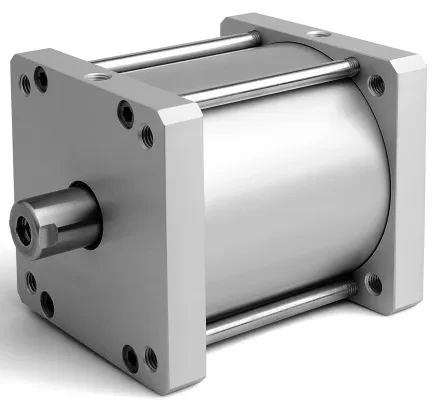 Cilindru compact simpla actiune - arc frontal, Ø125 - 250