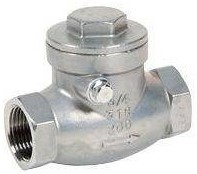 Clapeta sens, oscilanta (swing) - Inox