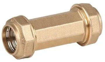 Conector drept dublu pentru teava