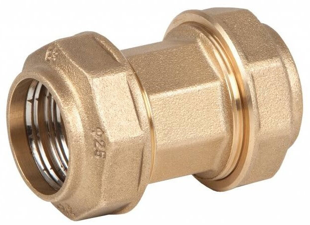 Conector drept dublu pentru teava