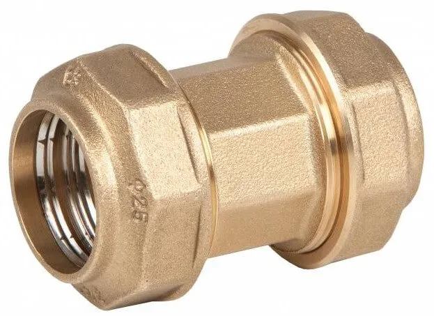 Conector drept dublu pentru teava