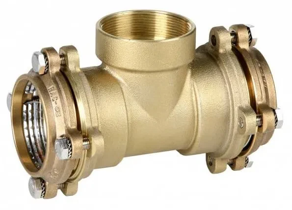 Conector T teava cu flansa si filet interior