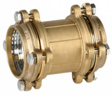 Conector RAG-GE drept dublu cu flansa pentru teava PE Ø 110 mm