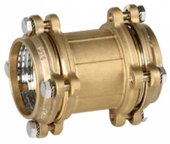 Conector drept dublu cu flansa pentru teava
