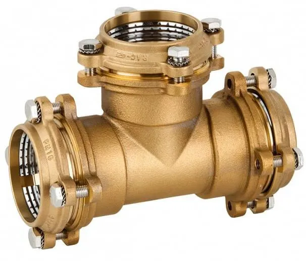 Conector T teava triplu cu flansa