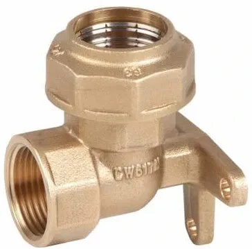 Conector L teava cu filet interior - fixare perete