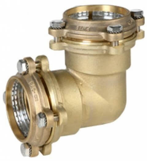 Conector L teava cu flansa