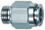 Cupla dreapta push-in, filet cilindric exterior cu O-ring, seria Inox, G 1/8&QUOT; - 6 mm