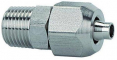 Cupla dreapta push-on 8/6 cu filet conic exterior R 1/4&QUOT;, Inox 1.4404