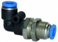 Cupla L push-in pentru panou, seria standard, 8 mm