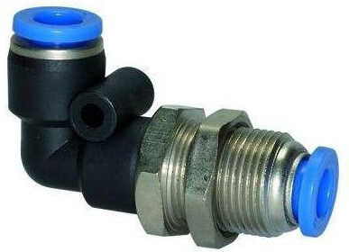 Cupla L push-in pentru panou, seria standard, 8 mm