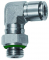 Cupla L push-in, rotativa, filet cilindric exterior cu O-ring, seria Inox, G 1/2&QUOT; - 12 mm