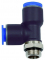 Cupla L-T push-in cu filet cilindric exterior si O-ring, seria standard, G 1/4&QUOT; - 4 mm