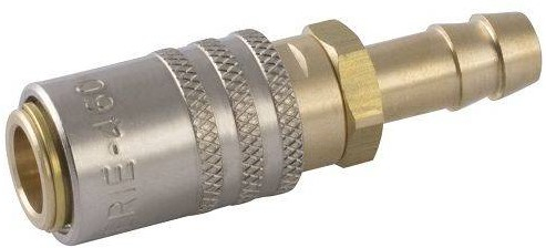 Cupla rapida cu supapa DN6 dreapta si adaptor furtun