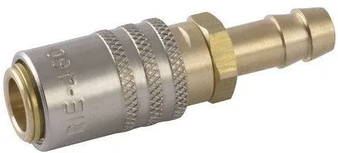 Cupla rapida cu supapa DN6 dreapta si adaptor furtun