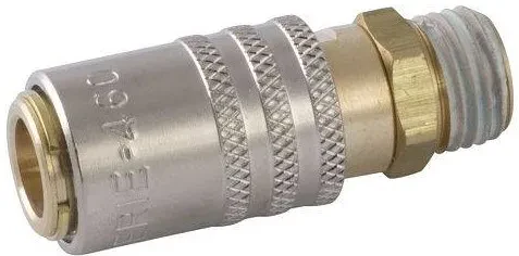 Cupla rapida cu supapa DN6 - filet exterior cilindric