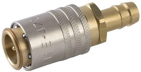 Cupla rapida cu supapa DN9 dreapta si adaptor furtun