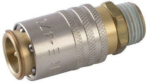 Cupla rapida cu supapa DN9 - filet exterior cilindric