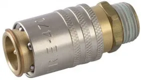 Cupla rapida cu supapa DN9 - filet exterior cilindric