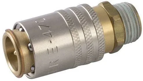 Cupla rapida cu supapa DN9 - filet exterior cilindric
