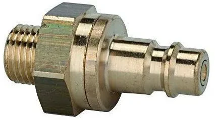 Cupla rapida tata cu supapa DN 7,2 cu filet exterior