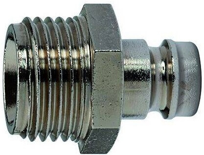 Cupla temperatura ridicata DN 6 push-in fara supapa inchidere - cu filet exterior