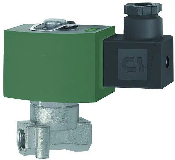 Electroventile 2/2, NC, pana la PN 25, max. 100°C, din inox