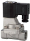 Electroventil 2/2 din Inox, NC, actionare pilotata, 230 V AC, G 1/2&QUOT;, PN 10