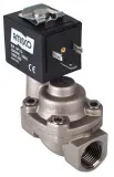 Electroventile 2/2 cu piston pentru abur, NC, PN 10, max. 180°C