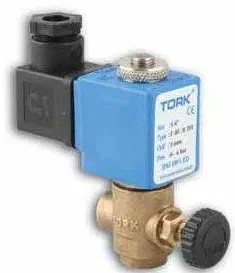 Eletroventil 2/2, normal inchis, cu regulator debit incorporat