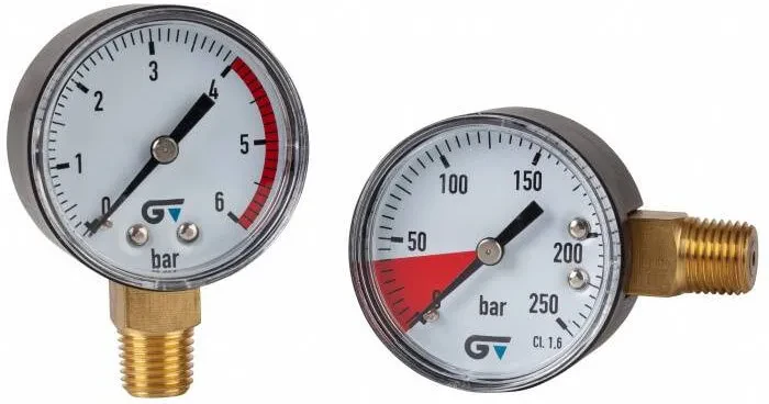 Manometru conexiune radiala, Ø50, filet NPT