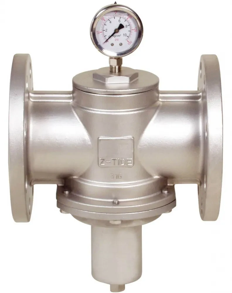 Regulator presiune pentru lichide - gaze neutre