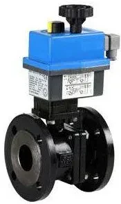 Robinet 2/2 cu bila, actuator electric 220V AC - Fonta