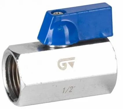 Robinet cu bila mini, orificiu redus, corp hexagonal, filete interioare, PN 16