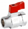Robineti mini cu bila, orificiu redus, filet exterior-interior, PN 16