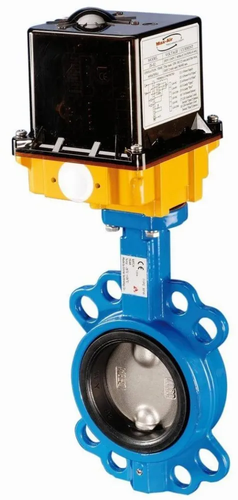 Robinet fluture, tip Wafer, actuator electric - 230V AC