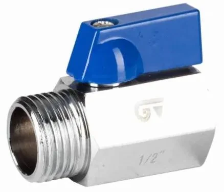 Robinet cu bila mini, orificiu redus, filet exterior-interior, PN 16